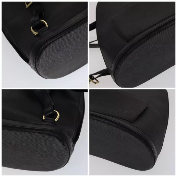 LOUIS VUITTON Epi Coblanc Shoulder Bag Black LV Auth - Picture 15 of 16